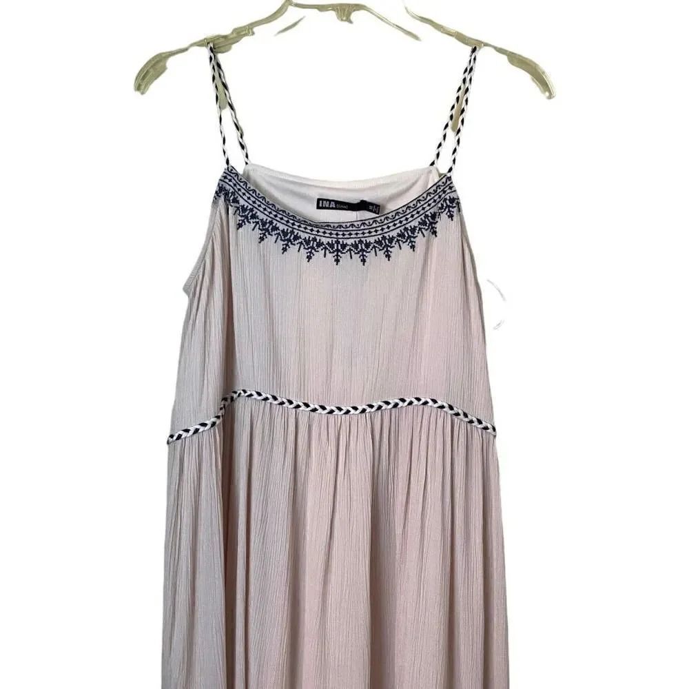 Ina Maxi Prairie Boho Goddess Dress Size Medium - Picture 8 of 16